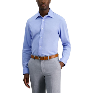 Camisa de vestir clásica de ajuste cómodo de primera calidad para hombre, camisa formal de negocios con botones y manga larga para oficina, trabajo y uso diario - Product Image 5