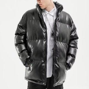 OEM Mens Puffer Jackets Winter Fashion Custom Design Fur Collar Outerwear Streetwwear Puff Down <b>Bubble</b> <b>Coat</b> Men's Puffer Jackets - Product Image 6