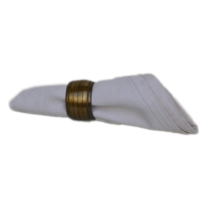 Porte-serviettes de qualité supérieure en cuivre avec finition antique, design élégant, forme arrondie et support en métal laiton. - Product Image 3