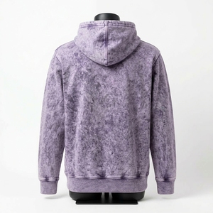Service OEM – Sweat à capuche personnalisé délavé à l'acide, 100 % coton respirant, pour homme, hiver - Product Image 4