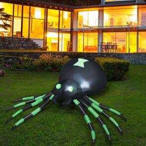 6 Feet <b>Halloween</b> <b>Inflatable</b> Spider Outdoor Holiday Yard Decorations Blow-Up Product - Product Image 6