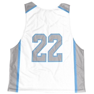 <b>Top</b> Manufacturer's Reversible Pinnies Custom Sublimated Lacrosse Uniforms for Men Youth Teams Polyester Sportswear Printed Club - Product Image 4