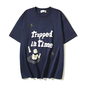 T-shirts décontractés légers pour hommes, coupe oversize, couleur unie, en promotion, T-shirts de sport imprimés pour hommes et femmes - Product Image 3