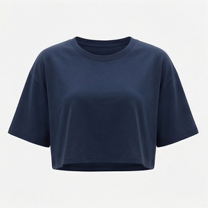 T-shirt court unisexe personnalisé couleur unie, taille haute, manches courtes, respirant, séchage rapide, coton, été, écologique - Product Image 1