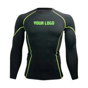 Premium <b>Men's</b> Full Sleeve Rash Guard Athletic <b>Compression</b> Top Moisture Wicking Stretch Fabric Manufacturer Wholesale - Product Image 1