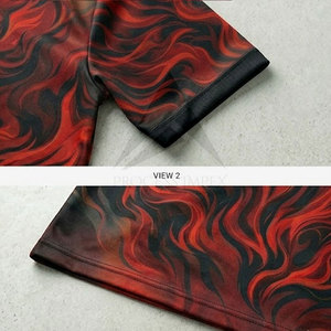 T-shirt de sport pour homme en polyester à sublimation, séchage rapide, manches courtes, impression intégrale personnalisée, respirant, Process Impex - Product Image 6