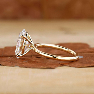 IGI Certified Lab Grown Diamond <b>Ring</b> CVD HPHT to for <b>Men</b> Women Engagement Wedding Customized 14k 18k Solid Gold Jewelry - Product Image 4