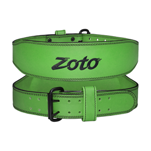 เข็มขัดยกน้ำหนัก Zoto แบบสองสายรัด หนังแท้ ขนาด 4 นิ้ว สำหรับพาวเวอร์ลิฟติ้ง รองรับเอว สำหรับอุปกรณ์ฟิตเนสในยิม ขายส่ง - Product Image 1