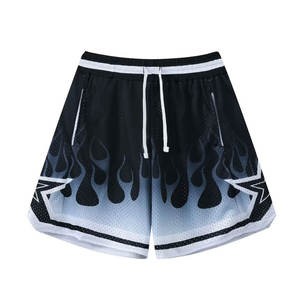 กางเกงขาสั้นผู้ชายขายส่งราคาพิเศษ ลายดอกไม้เต็มตัว กางเกงกีฬาแบบสั่งทำ กางเกงรัดรูป กางเกงตาข่าย พร้อมโลโก้สั่งทำ - Product Image 1