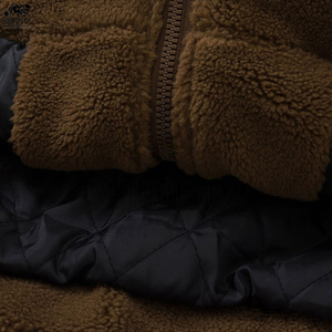 New Arrival Style Plus Size <b>Sherpa</b> <b>Jackets</b> High Quality Breathable <b>Jacket</b> For <b>Man</b> Front Logo <b>Sherpa</b> <b>Man</b> <b>Jackets</b> - Product Image 5
