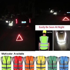 Gilet réfléchissant haute visibilité, vêtements de travail, vêtements de sécurité réfléchissants pour la moto, le cyclisme, les sports de plein air, vêtements de travail personnalisés - Product Image 4