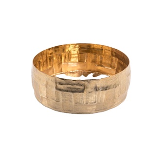 Juego de 3 cuencos de comida para restaurante redondos de diferentes tamaños, cuencos de Metal de Color cobre para servir comida, precio atractivo para eventos de boda - Product Image 3