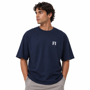 Camisetas Personalizadas de Algodón Oversize con Cuello Redondo para Hombre, Estilo Urbano, OEM Premium, Lisas, Corte Holgado, Y2K, Proveedor de Ropa al por Mayor en EE. UU. - Product Image 5