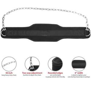 Ceinture de musculation 2026 personnalisable en toutes couleurs pour la musculation, les dips, les tractions, les squats et les hip thrusts - Product Image 3