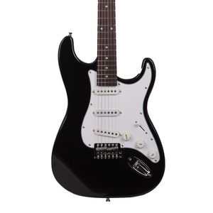 Chitarra Elettrica con Tastiera in Palissandro, Top in Carbonio Solido Bianco da 39 Pollici, Qualità Professionale, Adatta per Principianti - Product Image 4