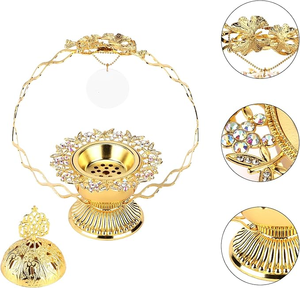 High End Decorative Metal <b>Incense</b> <b>Burner</b> for Religious Use Eco-friendly & Durable Luxury Home Hotel & Hospitality Interiors - Product Image 6