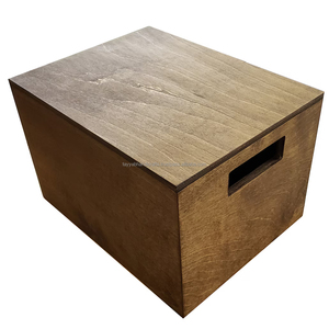 Boîtes en bois faites à la main de bijoux de cadeau de stockage de boîte d'emballage avec articulé de l'Inde - Product Image 4