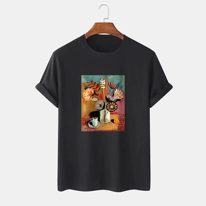 Camiseta Personalizada con Gráficos, de Alta Calidad, Cuello Redondo, para Hombre, Impresión Digital Frontal, Corte Regular, Secado Rápido, Color Sólido - Product Image 4