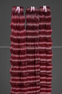 Cheveux Remy vietnamiens super double trame, cuticules alignées, trame machine, prix de gros, fournisseur du Vietnam - Product Image 6