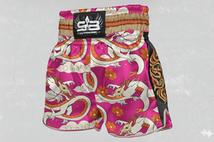 Pantalones Cortos de Boxeo de Satén Elástico de Alta Calidad, Diseño Personalizado Estilo Muay Thai, Pantalones Cortos de Entrenamiento Delanteros, Ropa Deportiva Ligera y Transpirable - Product Image 2