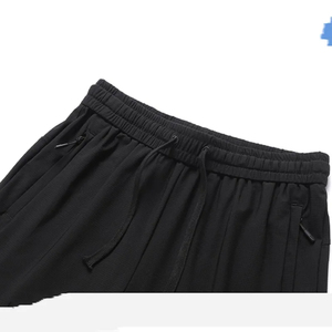 Shorts Bermuda décontractés pour hommes, été, polyester/coton, imprimé, taille élastique, mi-haute, respirant, séchage rapide - Product Image 2