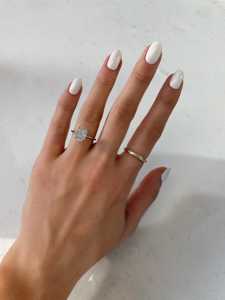 <b>Diamond</b> Engagement <b>Rings</b> 14K Solid Gold Solitaire Cushion Lab Grown Wedding Modern Luxury Gold Minimalist Prong Set Manufacturer - Product Image 5
