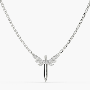 จี้เพชรเม็ดเดี่ยวทรงวินเทจชุบทอง 14KT เพชรเพาะเลี้ยงในห้องปฏิบัติการ พร้อมสร้อยคอสำหรับผู้หญิง รับรองโดย IGI ของขวัญแต่งงาน เครื่องประดับ - Product Image 3