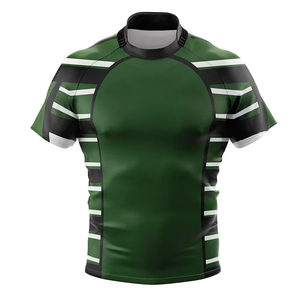 Meilleur fournisseur, maillot de rugby imprimé très demandé, en tissu de coton, coupe ample, antibactérien, service OEM ODM, personnalisable - Product Image 3