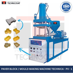 Nueva Máquina de Fabricación de Moldes para Adoquines Technocrat Technica PV-2 de Alta Producción (60-220 Piezas/Hora) con Sistema Totalmente Hidráulico 600x600mm - Product Image 5