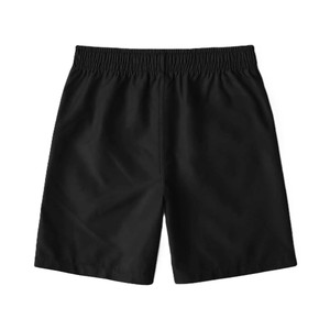Pantalones Cortos Deportivos Personalizados para Hombre, Color Negro, Cintura Elástica con Cordón, Secado Rápido, Bermuda Casual, 100% Poliéster, Shorts de Baño - Product Image 2