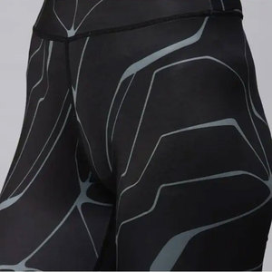 Leggings de Yoga de Cintura Alta, Sólidos, Largos, Elásticos en Cuatro Direcciones, Spandex/Nylon, Transpirables, Cintura Elástica, Diseño Sin Costuras, con Bolsillos - Product Image 2