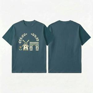 T-shirt imprimé pour homme, design épuré, manches courtes, coton de haute qualité, tee-shirt décontracté, Europe, États-Unis, vente au détail, t-shirts pour homme - Product Image 4