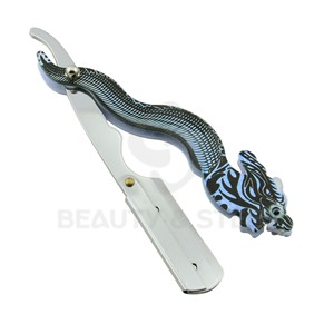 Creative Dragon Shape Barber Shaving <b>Razor</b> Stainless Steel Folding Blade Holder Classic Mens Grooming Kit Tool - Product Image 1