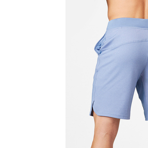 Short de sport pour homme en tissu doux de qualité supérieure, taille mi-haute, coupe ajustée, cordon de serrage, respirant, améliore la flexibilité, idéal pour la course à pied - Product Image 3
