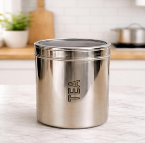 Whimsical Yellow Striped Food Canister Flip Top Lid Golden Color <b>Bee</b> Pattern Handcrafted Brass Copper Steel for Pantry Storage - Product Image 3