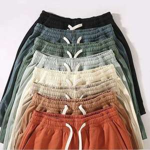 Pantalones Cortos Deportivos Casuales para Hombre, 300 g/m², Gruesos, 100% Algodón, con Logotipo Personalizado, Ropa de Gimnasio, Transpirables, Servicio OEM - Product Image 1