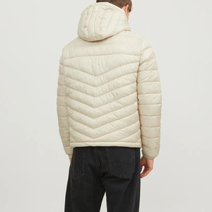 Chaqueta Acolchada Ligera con Capucha para Hombre, Personalizada, con Cierre Completo, Aislante, Abrigo de Invierno Cálido, Informal, para Exteriores, Unisex, 100% Cómoda - Product Image 3
