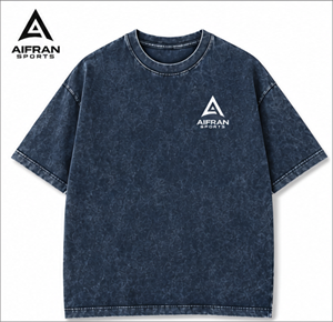 เสื้อยืดวินเทจทรงโอเวอร์ไซส์ แขนสั้น คอกลม พิมพ์ลายดิจิทัล เนื้อผ้านุ่ม สกรีนโลโก้ได้ สไตล์สตรีทแวร์ - Product Image 4