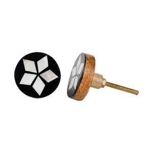 Wholesale Clear White Resin Wood Ring <b>Dresser</b> <b>Knobs</b> Architectural Furniture Hardware - Product Image 3