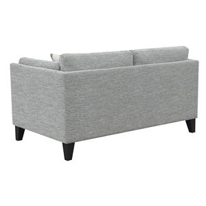 Wallace & Bay Doyle Gray Loveseat elegante divano da soggiorno - Product Image 3