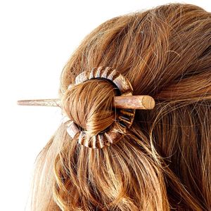 Épingles à cheveux en bois de qualité supérieure faites à la main, accessoire capillaire naturel pour vêtements féminins - Product Image 1