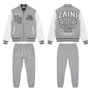 Trajes Deportivos de Dos Piezas al por Mayor, Casuales de Invierno, Estampados, Transpirables, con Cuello Alto, Unisex, con Logotipo Personalizado - Product Image 1