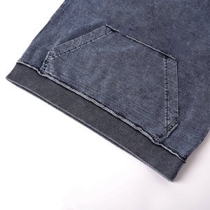 Sweat-shirt en jean col rond SGRho de haute qualité pour femmes, broderie lettres grecques personnalisées, tenue universitaire - Product Image 4