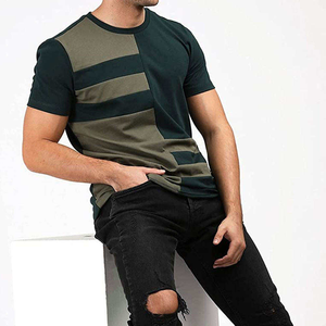 เสื้อยืดคอกลมพิมพ์ลายสีพื้นคุณภาพสูงสำหรับผู้ชาย ขายตรงจากโรงงาน - Product Image 3