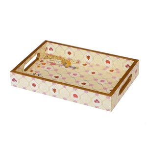 Wholesale Luxury Design Vietnam Rectangle Serving Tray for Table Decoration Home and Kitchen Vietnam Handicraft - Product Image 3