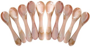 ช้อนเปลือกหอยมุกเคลือบเงา ช้อนตักไข่ปลาคาเวียร์แบบใช้ซ้ำได้ ช้อนเสิร์ฟเปลือกหอยคุณภาพสูงสำหรับโรงแรมและร้านอาหาร - Product Image 6