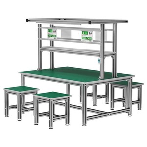Mesa de Trabajo Comercial de Acero Inoxidable para Laboratorio, Uso Industrial, Moderna, Antiestática, para Hospital - Product Image 5