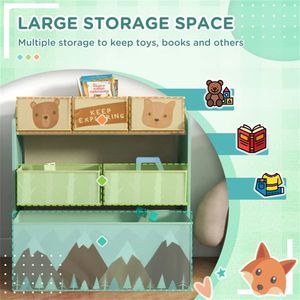 Green Kids & Teen Storage Toy Organizer with Storage Box - Product Image 4