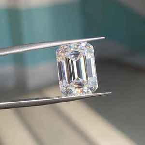 Diamante Cultivado en Laboratorio con Corte Esmeralda Blanco de 1 a 3 Quilates, Certificado por IGI, Piedra Suelta para Anillo de Compromiso, Boda, Fabricación de Joyas - Product Image 3