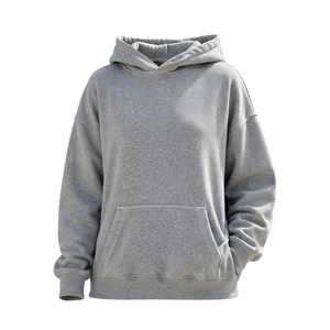Oversized Unisex <b>Purple</b> <b>Hoodie</b> Fleece Pullover Sweatshirt With Kangaroo Pocket - Product Image 4